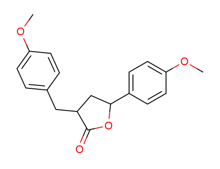 2(3H)-Furanone,
dihydro-5-(4-methoxyphenyl)-3-[(4-methoxyphenyl)methyl]-