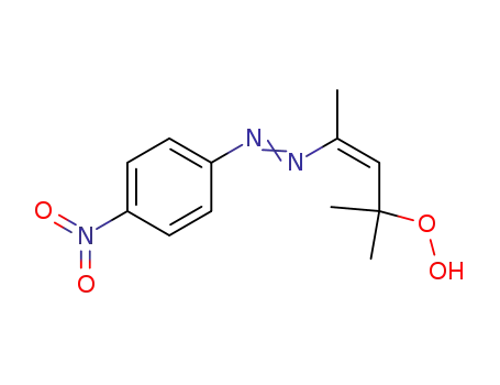 (Z)-2-Methyl-4-(4-nitro-phenylazo)-pent-3-en-2-yl-hydroperoxide