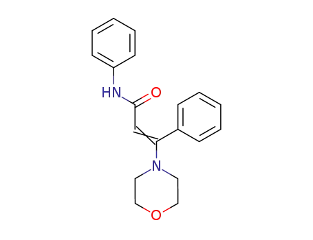 Molecular Structure of 69857-80-3 (2-Propenamide, 3-(4-morpholinyl)-N,3-diphenyl-)