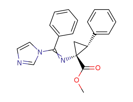 methyl (Z)-1-<1-(N-imidazolyl)benzylideneamino>-2-phenylcyclopropanecarboxylate
