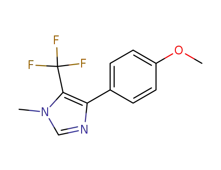 1-Methyl-4-(p-anisyl)-5-trifluoromethylimidazole