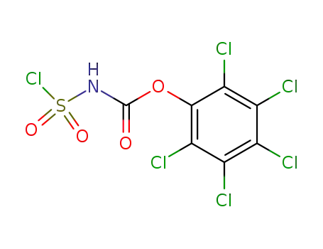 Molecular Structure of 4905-08-2 (Carbamic acid, (chlorosulfonyl)-, pentachlorophenyl ester)