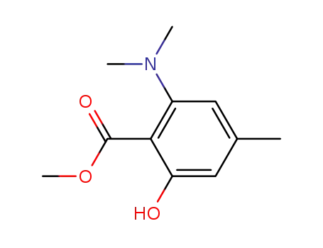 2-Dimethylamino-6-hydroxy-4-methylbenzoesaeure-methylester