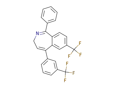Molecular Structure of 112779-42-7 (3H-2-Benzazepine,
1-phenyl-7-(trifluoromethyl)-5-[3-(trifluoromethyl)phenyl]-)