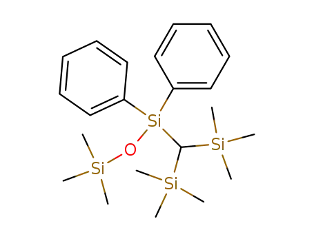 1-(Bis-trimethylsilanyl-methyl)-3,3,3-trimethyl-1,1-diphenyl-disiloxane