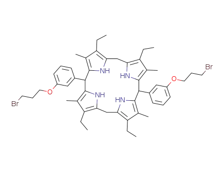 5,15-Bis-[3-(3-bromo-propoxy)-phenyl]-2,8,12,18-tetraethyl-3,7,13,17-tetramethyl-porphyrinogene