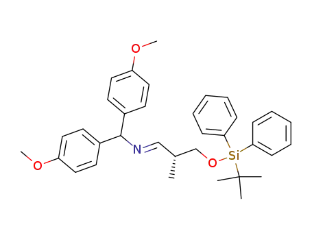 [Bis-(4-methoxy-phenyl)-methyl]-[(R)-3-(tert-butyl-diphenyl-silanyloxy)-2-methyl-prop-(E)-ylidene]-amine