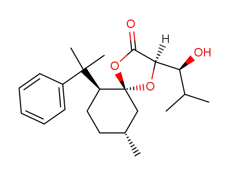 (3R,5S,6S,9R)-3-((S)-1-Hydroxy-2-methyl-propyl)-9-methyl-6-(1-methyl-1-phenyl-ethyl)-1,4-dioxa-spiro[4.5]decan-2-one