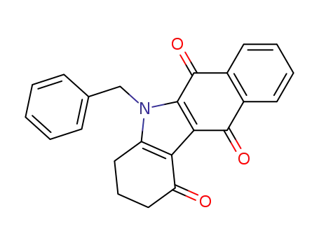1H-Benzo[b]carbazole-1,6,11-trione,
2,3,4,5-tetrahydro-5-(phenylmethyl)-