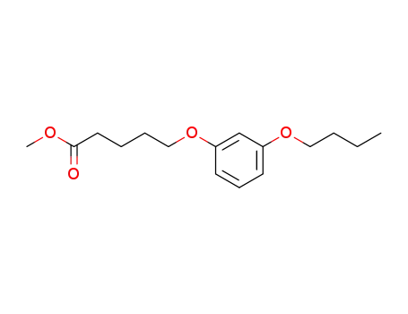 Pentanoic acid, 5-(3-butoxyphenoxy)-, methyl ester