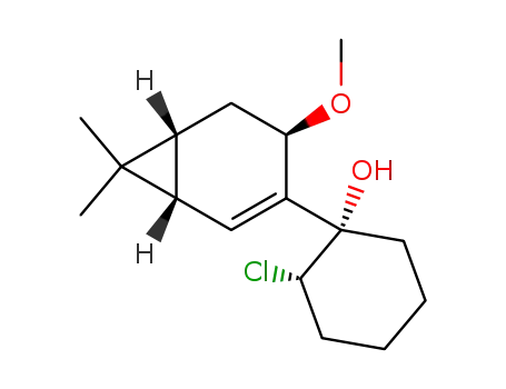 (1S,2S)-2-Chloro-1-((1S,4R,6R)-4-methoxy-7,7-dimethyl-bicyclo[4.1.0]hept-2-en-3-yl)-cyclohexanol