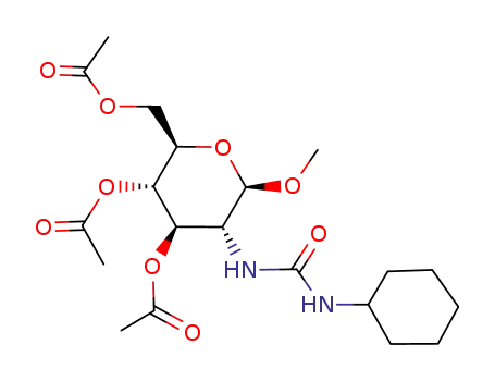 methyl 3,4,6-tri-O-acetyl-2-(3-cyclohexylureido)-2-deoxy-β-D-glucopyranoside