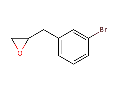 Molecular Structure of 62826-43-1 (Oxirane, [(3-bromophenyl)methyl]-)