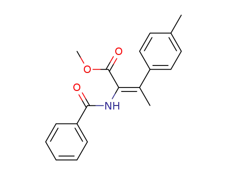 2-Butenoic acid, 2-(benzoylamino)-3-(4-methylphenyl)-, methyl ester,
(E)-