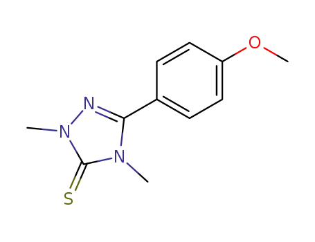 3H-1,2,4-Triazole-3-thione, 2,4-dihydro-2,4-dimethyl-5-(4-methoxyphenyl)-