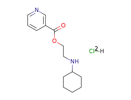 Nicotinic acid 2-cyclohexylamino-ethyl ester; hydrochloride