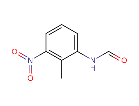 Molecular Structure of 133053-87-9 (N-(2-methyl-3-nitrophenyl)formamide)