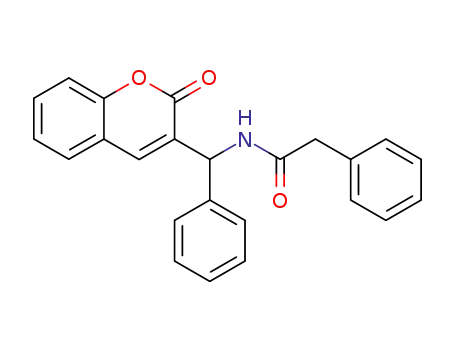 Benzeneacetamide, N-[(2-oxo-2H-1-benzopyran-3-yl)phenylmethyl]-