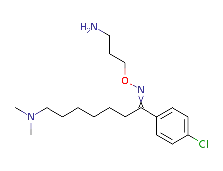 1-(4-Chloro-phenyl)-7-dimethylamino-heptan-1-one O-(3-amino-propyl)-oxime