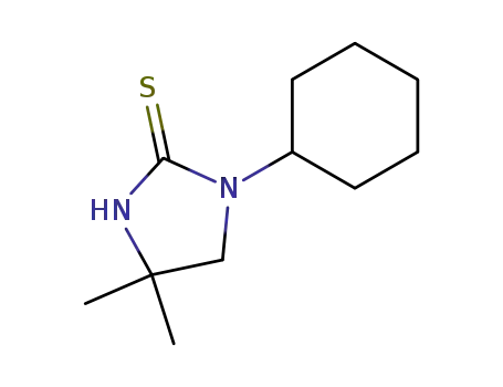 1-cyclohexyl-4,4-dimethyl-imidazolidine-2-thione