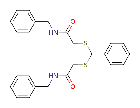 N-Benzyl-2-[(benzylcarbamoyl-methylsulfanyl)-phenyl-methylsulfanyl]-acetamide