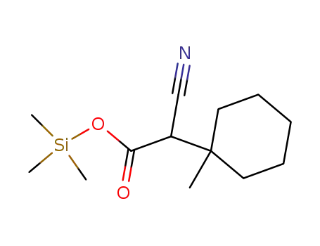 (1-Methylcyclohexyl)cyanessigsaeure-trimethylsilylester
