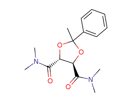 (4R,5R)-2-Methyl-2-phenyl-[1,3]dioxolane-4,5-dicarboxylic acid bis-dimethylamide