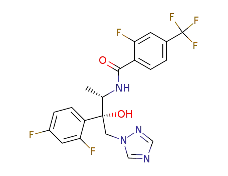 N-[(1S,2S)-2-(2,4-Difluoro-phenyl)-2-hydroxy-1-methyl-3-[1,2,4]triazol-1-yl-propyl]-2-fluoro-4-trifluoromethyl-benzamide