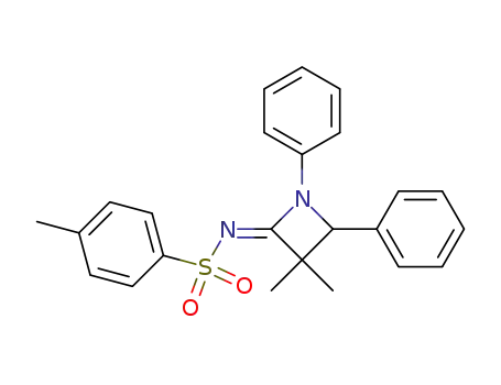 N-[3,3-Dimethyl-1,4-diphenyl-azetidin-(2E)-ylidene]-4-methyl-benzenesulfonamide