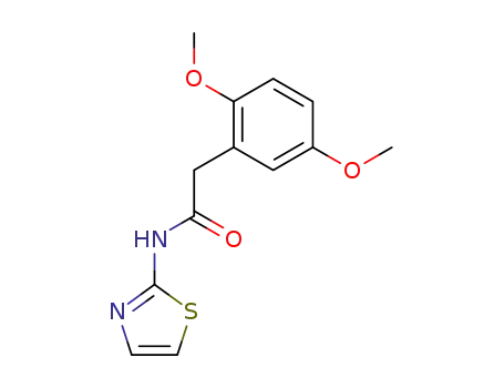 2-(2,5-dimethoxy-phenyl)-<i>N</i>-thiazol-2-yl-acetamide