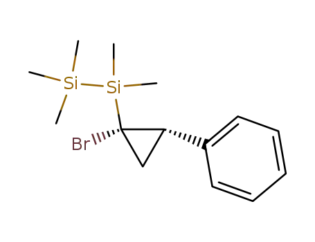 Disilane, (1-bromo-2-phenylcyclopropyl)pentamethyl-, trans-