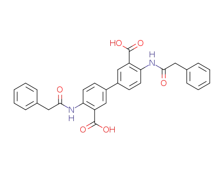 4,4'-Bis(2-phenylacetamido)[1,1'-biphenyl]-3,3'-dicarboxylic acid