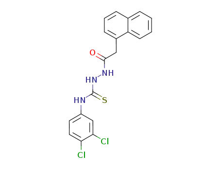 Molecular Structure of 77052-80-3 (C<sub>19</sub>H<sub>15</sub>Cl<sub>2</sub>N<sub>3</sub>OS)