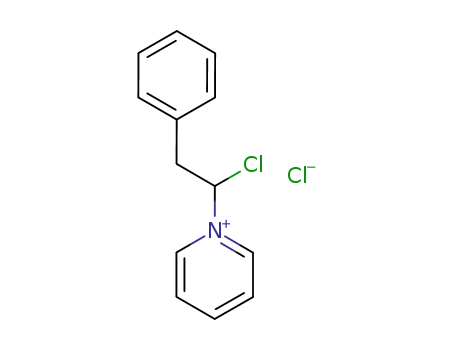 Pyridinium, 1-(1-chloro-2-phenylethyl)-, chloride