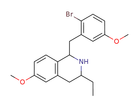 1-(2-Bromo-5-methoxy-benzyl)-3-ethyl-6-methoxy-1,2,3,4-tetrahydro-isoquinoline