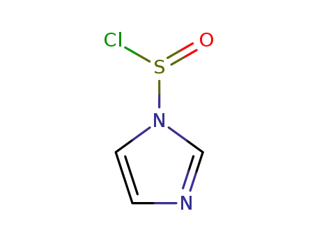 Molecular Structure of 76541-52-1 (1H-Imidazole-1-sulfinyl chloride)