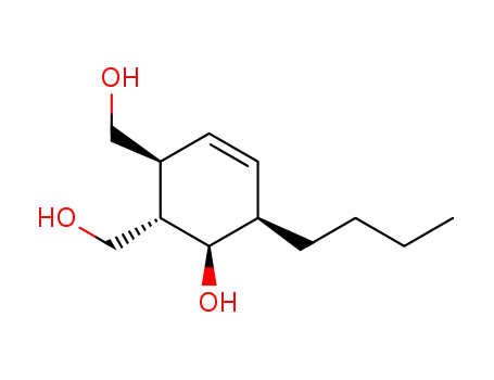 (1R*,2R*,5S*,6S*)-2-n-butyl-5,6-dihydroxymethyl-cyclohex-3-en-1-ol