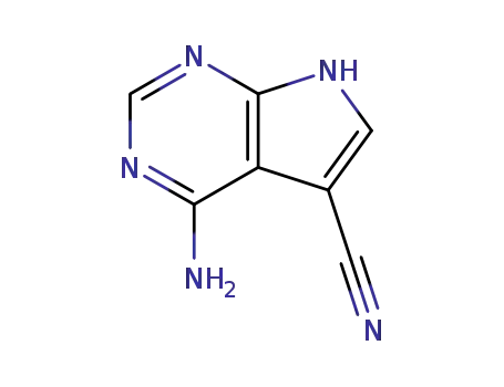 4-アミノ-7H-ピロロ[2,3-d]ピリミジン-5-カルボニトリル