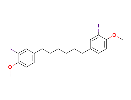 Benzene, 1,1'-(1,6-hexanediyl)bis[3-iodo-4-methoxy-