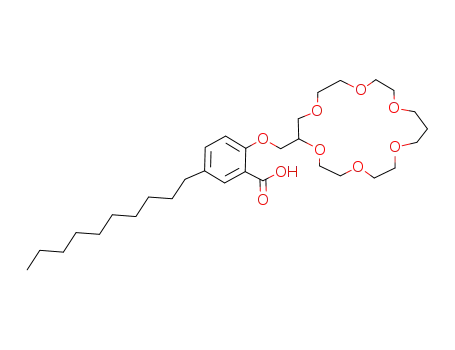 5-Decyl-2-(1,4,7,10,13,16-hexaoxa-cyclononadec-8-ylmethoxy)-benzoic acid