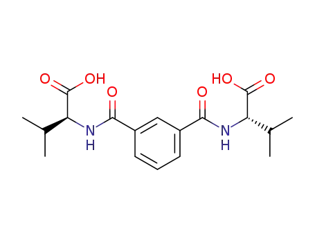 N,N'-bis<(1S)-1-carboxy-2-methylpropyl>-1,3-bis(aminocarbonyl)benzene