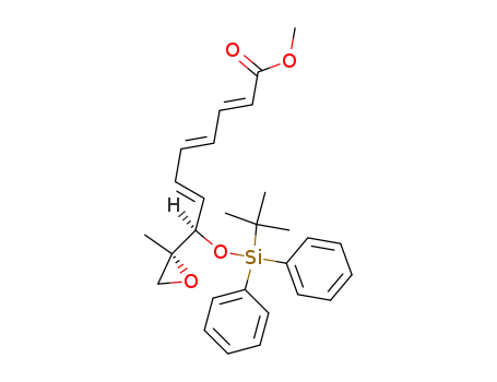 Methyl 8(R)-(tert-Butyldiphenylsiloxy)-9,10-epoxy-9(S)-methyldeca-2(E),4(E),6(E)-trienoate