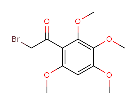 Molecular Structure of 116511-97-8 (Ethanone, 2-bromo-1-(2,3,4,6-tetramethoxyphenyl)-)