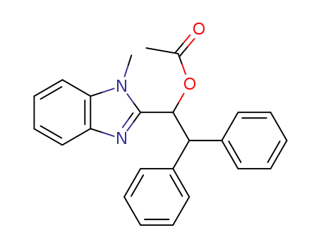 Acetic acid 1-(1-methyl-1H-benzoimidazol-2-yl)-2,2-diphenyl-ethyl ester