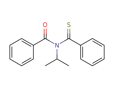 Molecular Structure of 89873-85-8 (Benzamide, N-(1-methylethyl)-N-(phenylthioxomethyl)-)