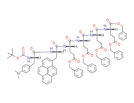 Boc-dmaPhe-pyrAla-Glu(OBzl)4-OBzl