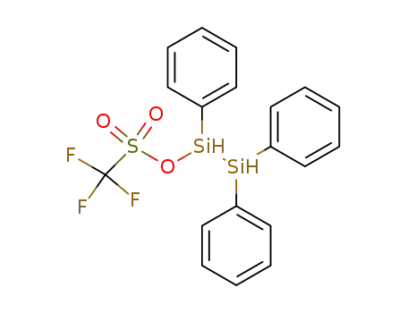 Methanesulfonic acid, trifluoro-, 1,2,2-triphenyldisilanyl ester