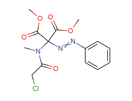 Dimethyl 2-(2-Chloro-N-methylacetamido)-2-(phenylazo)malonate