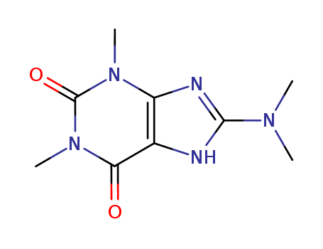 1H-Purine-2,6-dione,8-(dimethylamino)-3,9-dihydro-1,3-dimethyl- cas  5426-47-1