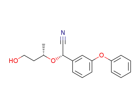 (S)-((S)-3-Hydroxy-1-methyl-propoxy)-(3-phenoxy-phenyl)-acetonitrile